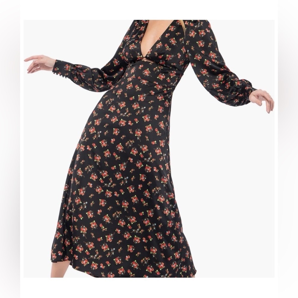 AFRM Viola Cutout Long Sleeve Midi Dress - Noir
Rose Garden - size small - Picture 4 of 9